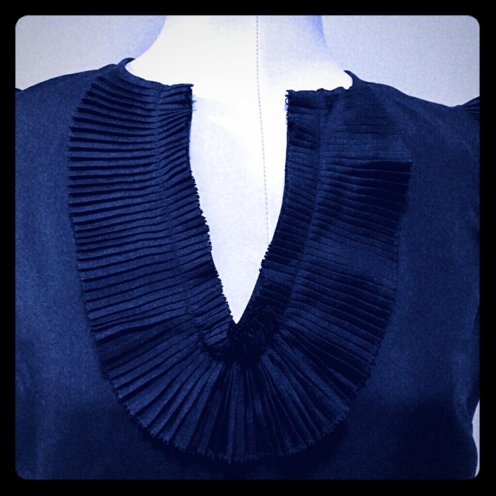 Navy J Crew blouse